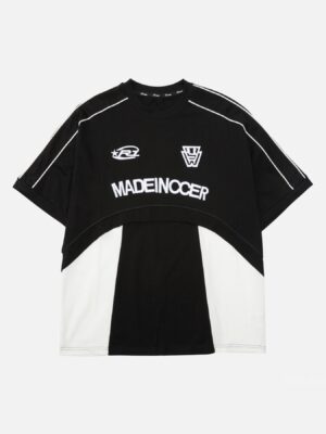 Embroidered Panel T-shirt -1587