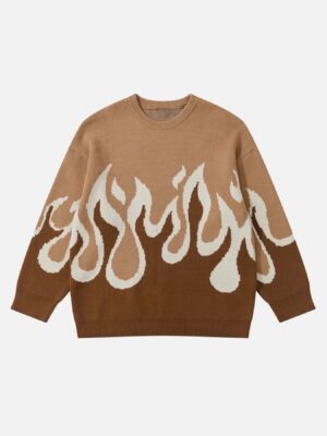 Vintage Flame Jacquard Jersey